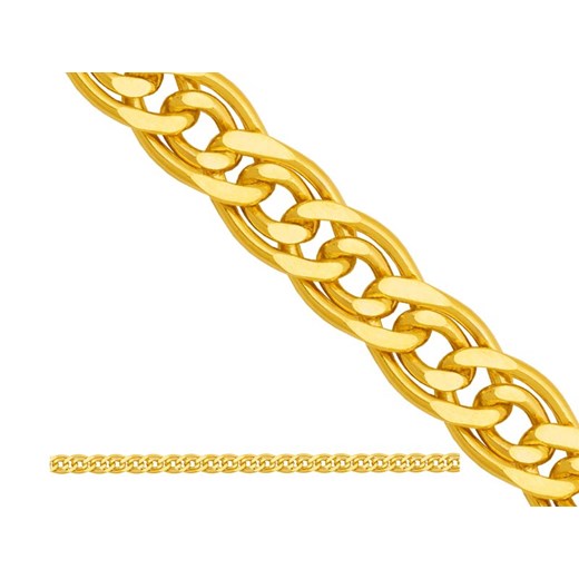 złoty łańcuszek 585 splot mona liza 45 cm 3,20g Lovrin LOVRIN