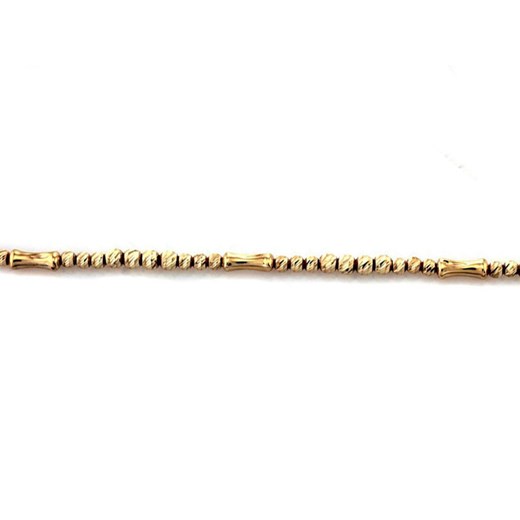 złota bransoletka 585 złote kuleczki z pałeczkami Lovrin LOVRIN