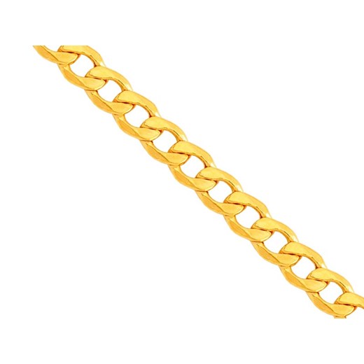 złoty łańcuszek 585 pancerka z rowkiem 55cm 3,30g Lovrin LOVRIN