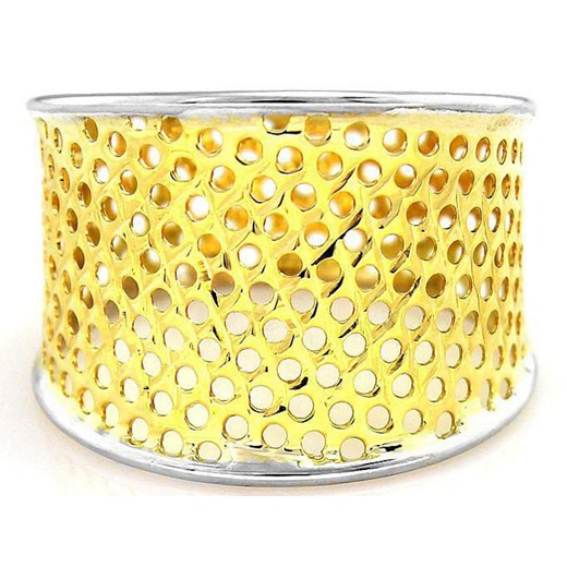 złoty pierścionek 333 ornament ażurowy szeroki Lovrin LOVRIN