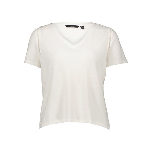 Vero Moda Koszulka &quot;Marijune&quot; w kolorze białym Vero Moda XS promocyjna cena Limango Polska