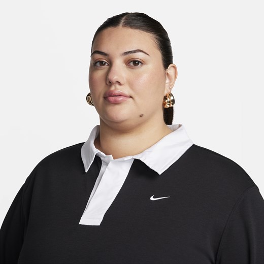 Bluzka damska Nike z kołnierzykiem 