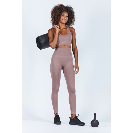 Onamaste Legginsy sportowe &quot;Elisa&quot; w kolorze szarobrązowym ze sklepu Limango Polska w kategorii Spodnie damskie - zdjęcie 164695277