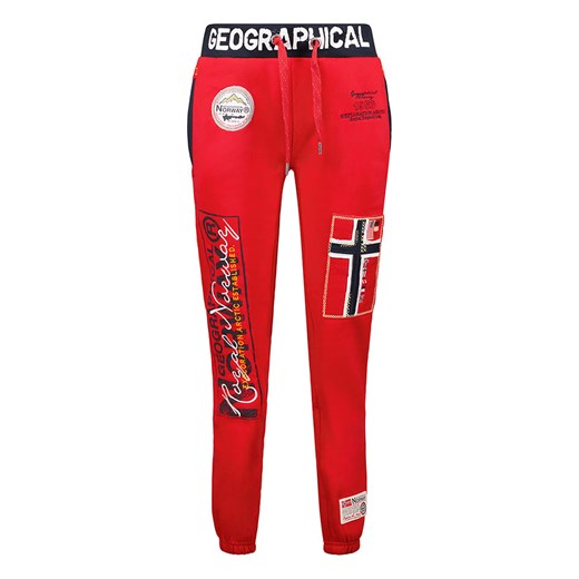 Geographical Norway Spodnie dresowe &quot;Myer&quot; w kolorze czerwonym ze sklepu Limango Polska w kategorii Spodnie damskie - zdjęcie 164696848