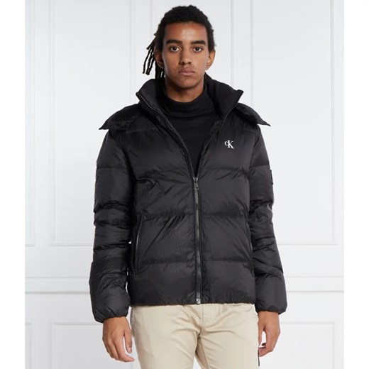 Kurtka męska Calvin Klein czarna z poliamidu casual