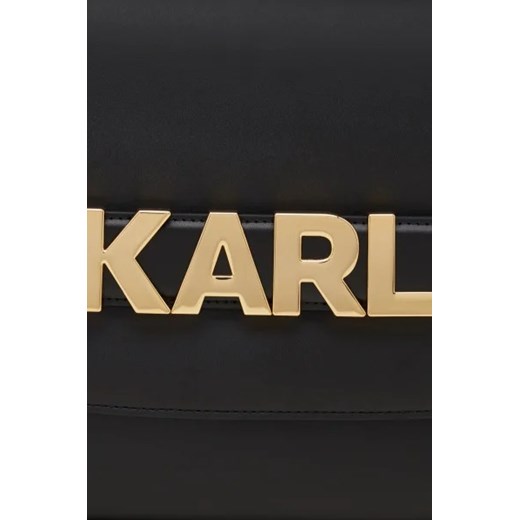 Karl Lagerfeld listonoszka skórzana matowa elegancka