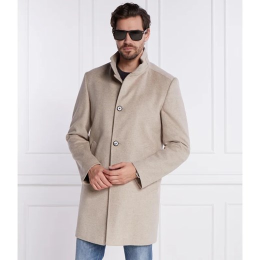Joop! Wełniany płaszcz Maron | z dodatkiem kaszmiru ze sklepu Gomez Fashion Store w kategorii Płaszcze męskie - zdjęcie 164697725