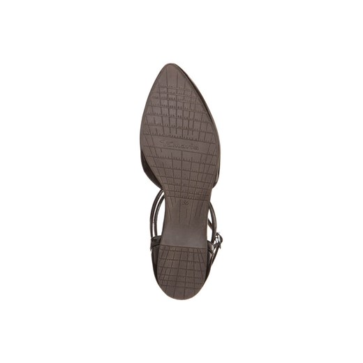Tamaris Baleriny z zapięciem black patent zalando szary materiałowe