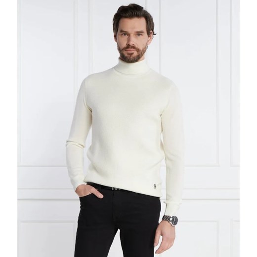 Karl Lagerfeld Wełniany golf | Regular Fit Karl Lagerfeld L okazyjna cena Gomez Fashion Store