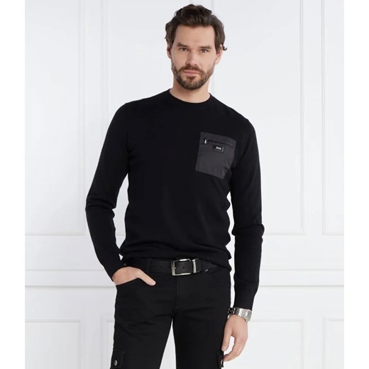 Karl Lagerfeld Sweter | Regular Fit | z dodatkiem wełny Karl Lagerfeld L Gomez Fashion Store okazja