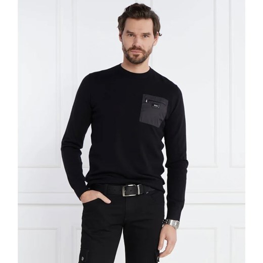 Karl Lagerfeld Sweter | Regular Fit | z dodatkiem wełny Karl Lagerfeld L Gomez Fashion Store