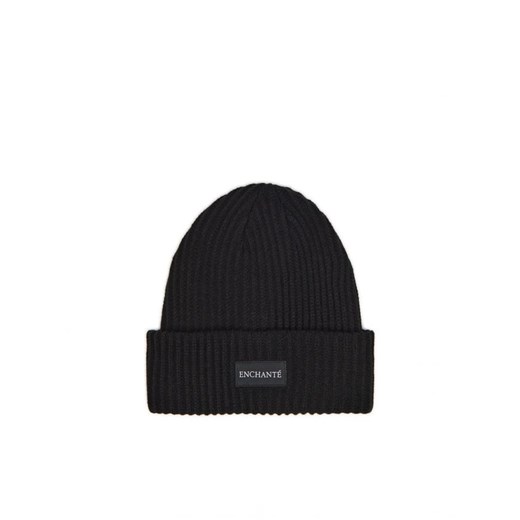 Cropp - Czarna zimowa czapka beanie - czarny ze sklepu Cropp w kategorii Czapki zimowe damskie - zdjęcie 164717647