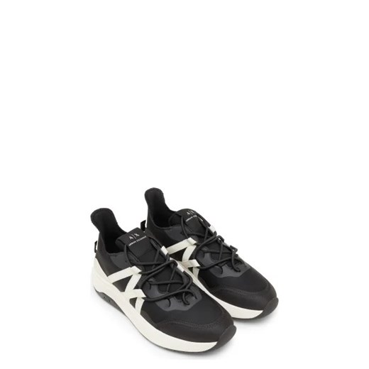 Buty sportowe męskie Armani Exchange z tkaniny sznurowane