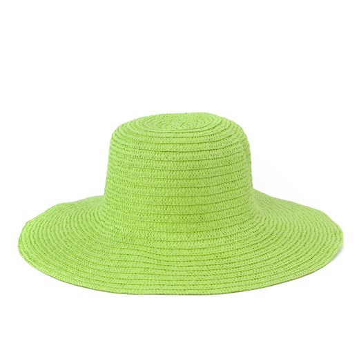 Damski kapelusz plażowy szaleo zielony damskie