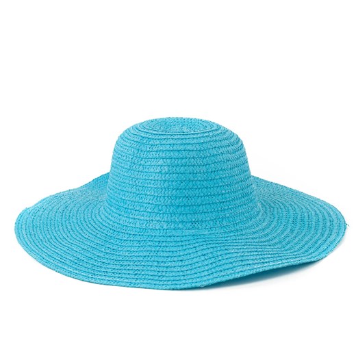 Damski kapelusz plażowy szaleo turkusowy damskie