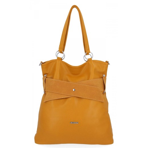 Torebka Uniwersalna XL Bee Bag Żółta 1902A556 ze sklepu PaniTorbalska w kategorii Torby Shopper bag - zdjęcie 164722046