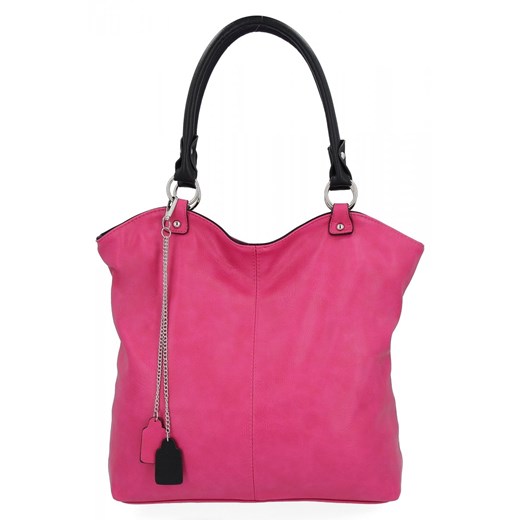 Torebka Uniwersalna Shopper Bag Hernan HB0150 Fuksjowa ze sklepu PaniTorbalska w kategorii Torby Shopper bag - zdjęcie 164727258