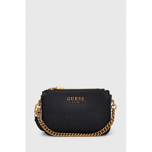 Guess torebka kolor czarny Guess ONE ANSWEAR.com