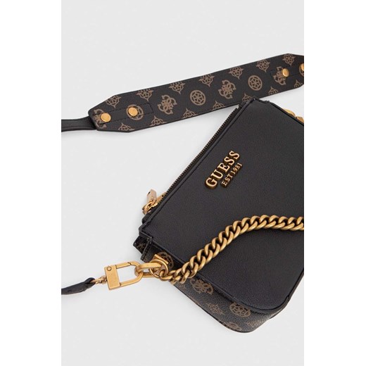 Guess torebka kolor czarny Guess ONE ANSWEAR.com