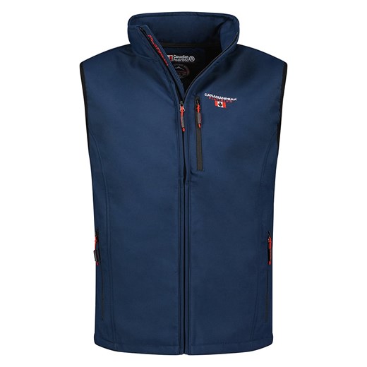 Canadian Peak Kamizelka softshellowa &quot;Vakiteak&quot; w kolorze granatowym ze sklepu Limango Polska w kategorii Kamizelki męskie - zdjęcie 164733379