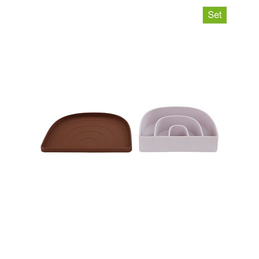 OYOY mini 2-częściowy zestaw naczyń &quot;Rainbow&quot; w kolorze Oyoy Mini onesize promocja Limango Polska