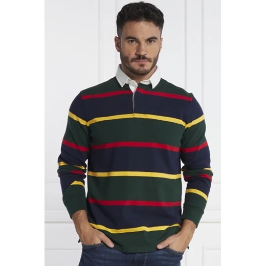 T-shirt męski Polo Ralph Lauren casual w paski bawełniany