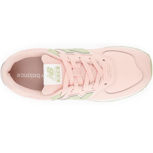 Buty sportowe damskie różowe New Balance w stylu casual sznurowane na płaskiej podeszwie