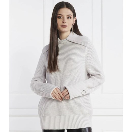 Patrizia Pepe Sweter | Regular Fit | z dodatkiem wełny ze sklepu Gomez Fashion Store w kategorii Swetry damskie - zdjęcie 164747967