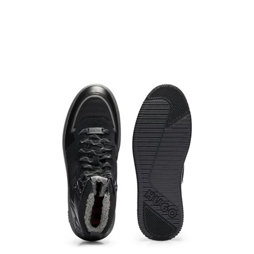 Buty sportowe męskie Hugo Boss ze skóry