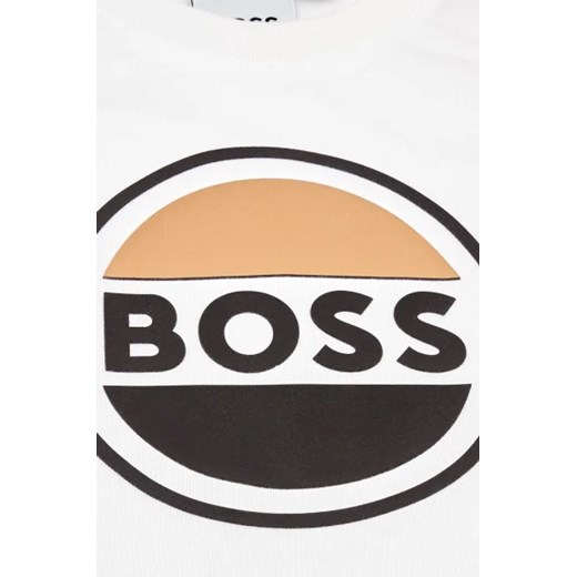 T-shirt chłopięce Boss Kidswear z długim rękawem 