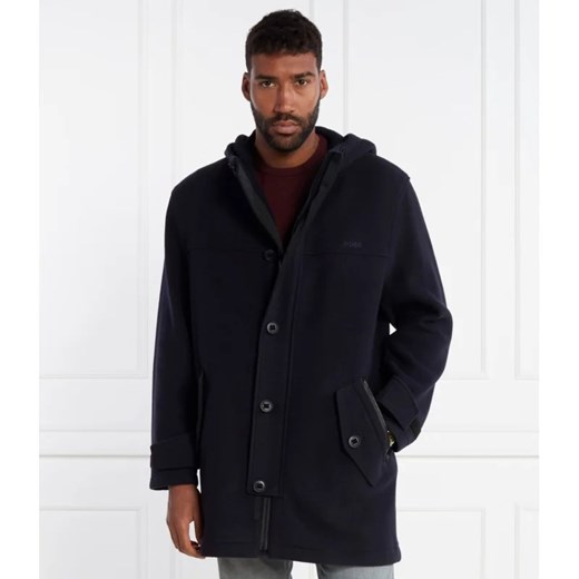 HUGO Wełniany płaszcz Munkon ze sklepu Gomez Fashion Store w kategorii Płaszcze męskie - zdjęcie 164748658