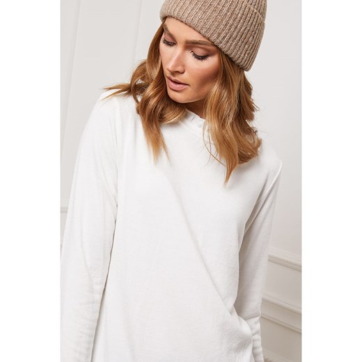 So Cachemire Koszulka &quot;Funel&quot; w kolorze białym So Cachemire S wyprzedaż Limango Polska