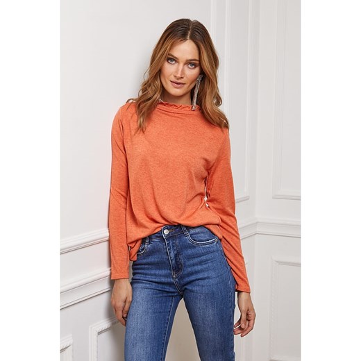 Joséfine Sweter &quot;Funel&quot; w kolorze pomarańczowym ze sklepu Limango Polska w kategorii Swetry damskie - zdjęcie 164749208