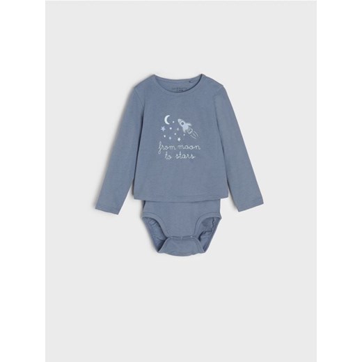 Sinsay - Body z koszulką - szary ze sklepu Sinsay w kategorii Body niemowlęce - zdjęcie 164752925