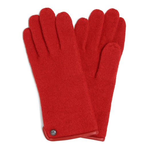 ROECKL Rękawiczki Kobiety wełna ze strzyży czerwony jednolity Roeckl 7 okazja vangraaf