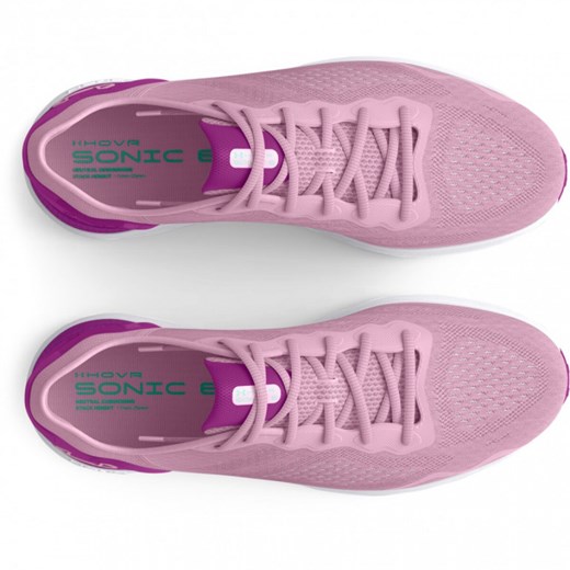Buty sportowe damskie Under Armour do biegania płaskie wiosenne różowe 