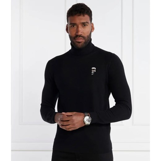 Karl Lagerfeld Wełniany golf | Regular Fit ze sklepu Gomez Fashion Store w kategorii Swetry męskie - zdjęcie 164755555