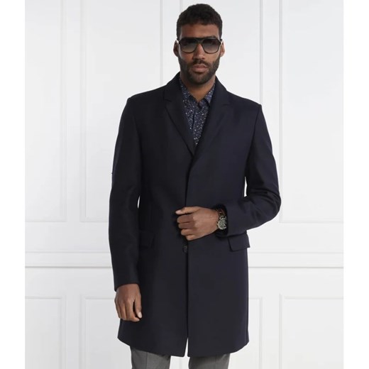 HUGO Wełniany płaszcz Migor | z dodatkiem kaszmiru ze sklepu Gomez Fashion Store w kategorii Płaszcze męskie - zdjęcie 164755878