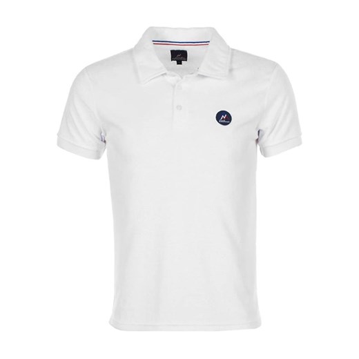 Peak Mountain Koszulka polo w kolorze białym ze sklepu Limango Polska w kategorii T-shirty męskie - zdjęcie 164793408