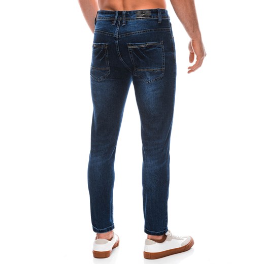 Spodnie męskie jeansowe 1427P - niebieskie Edoti 32 Edoti