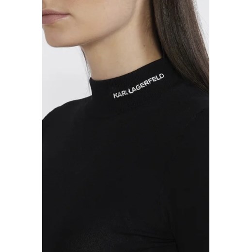 Bluzka damska Karl Lagerfeld z golfem