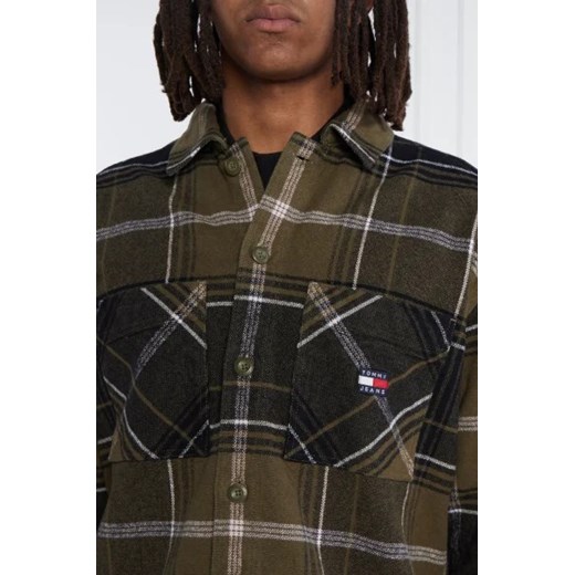 Tommy Jeans Koszula BRUSHED CHECK | Regular Fit Tommy Jeans XL promocyjna cena Gomez Fashion Store