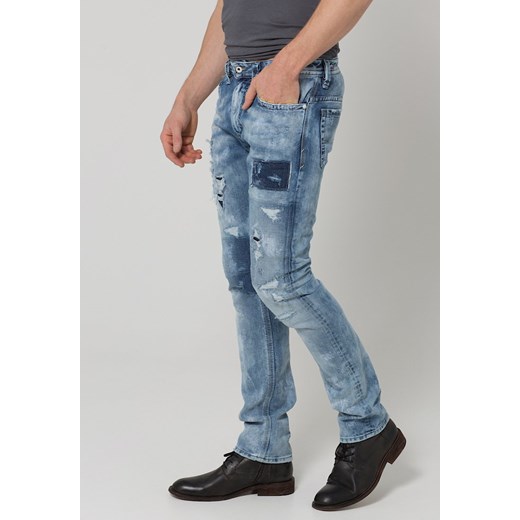 Diesel THAVAR  Jeansy Slim fit 0840S zalando szary fit