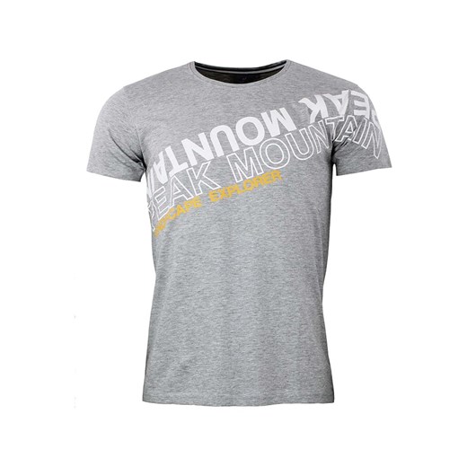 Peak Mountain Koszulka &quot;Cyclone&quot; w kolorze szarym ze sklepu Limango Polska w kategorii T-shirty męskie - zdjęcie 164804377