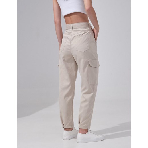 Spodnie damskie Diverse z tkaniny casual