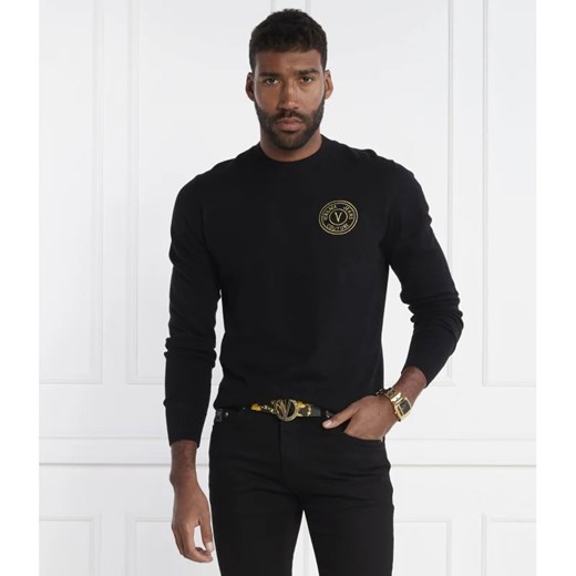 Versace Jeans Couture Sweter GENERICO | Regular Fit | z dodatkiem kaszmiru M Gomez Fashion Store