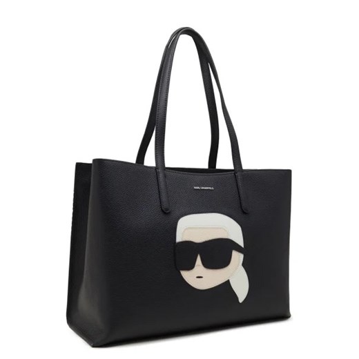 Shopper bag Karl Lagerfeld skórzana na ramię 
