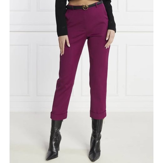 Pinko Wełniane spodnie | Regular Fit Pinko 38 Gomez Fashion Store