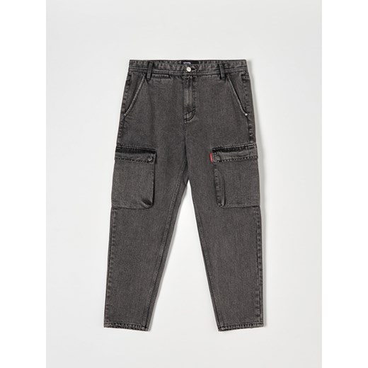 Sinsay - Spodnie cargo - szary Sinsay 34/34 Sinsay