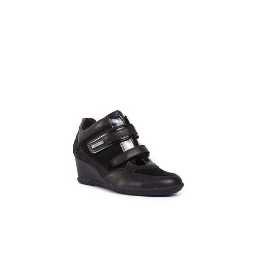 Geox Sneakers - AMELIA geox-com czarny skóra
